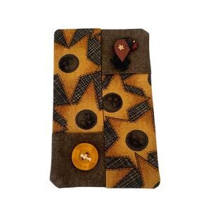 Handmade No Sew Pouch Patriotic Country Theme Trinkets Tissues Etc